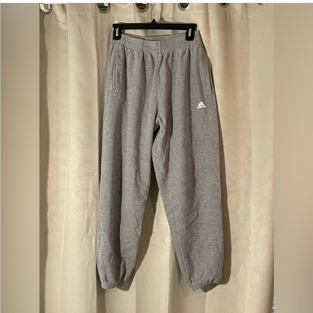 Adidas Kids Light Gray Joggers